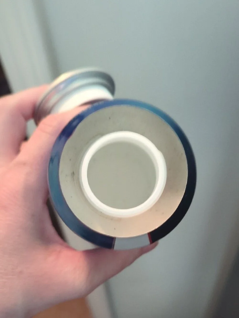 Hide A Safe Aluminum Can Bottle Cap - Blue & Silver